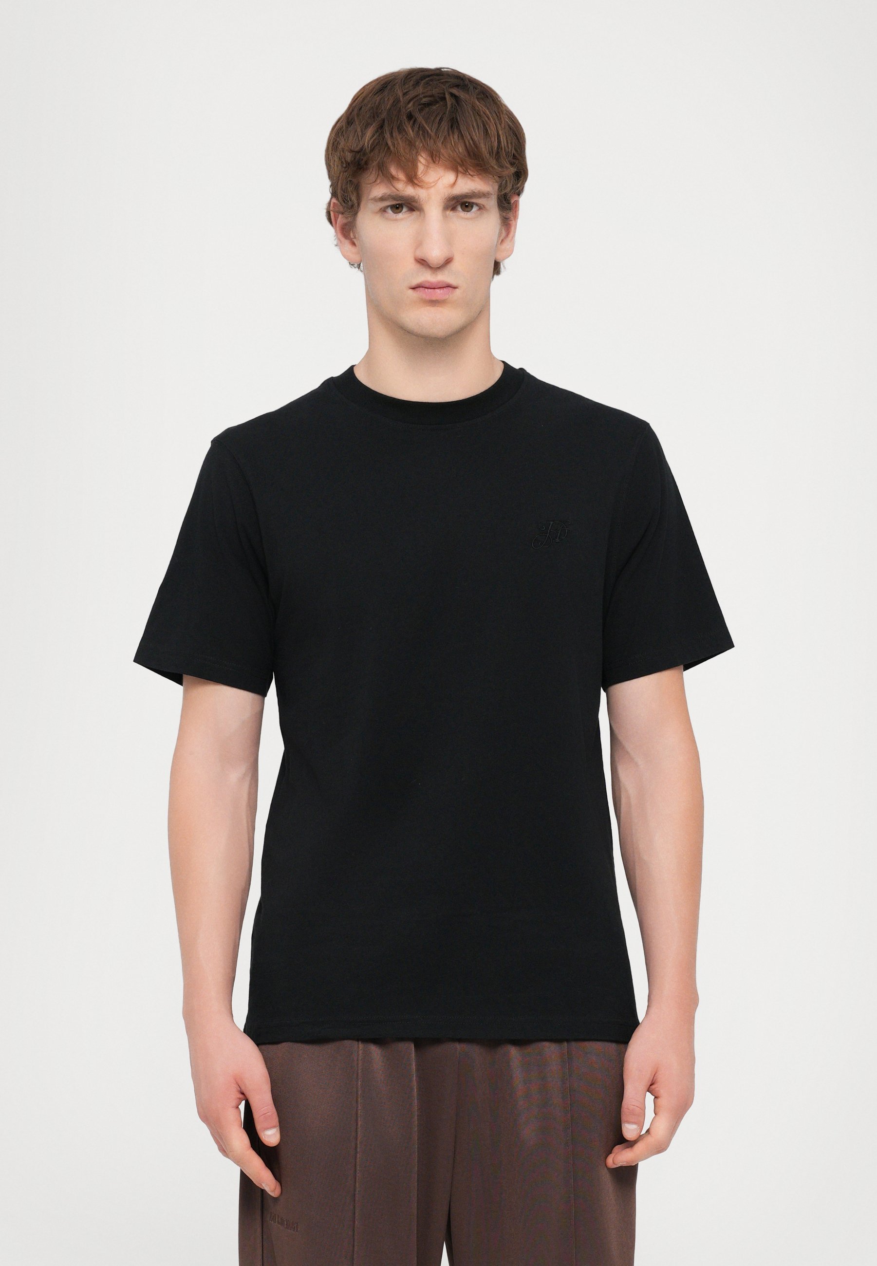 Han Kjøbenhavn MONOGRAM TEE - T-shirt basic - nera
