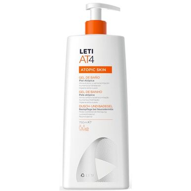 Gel de ducha hidratante Leti para piel atópica AT4 750 ml 750 ml