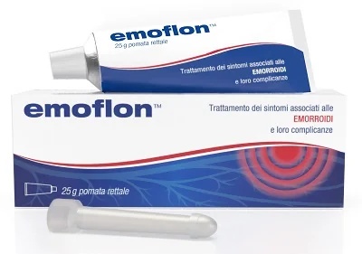 Ungüento rectal Emoflon 25 g para hemorroides