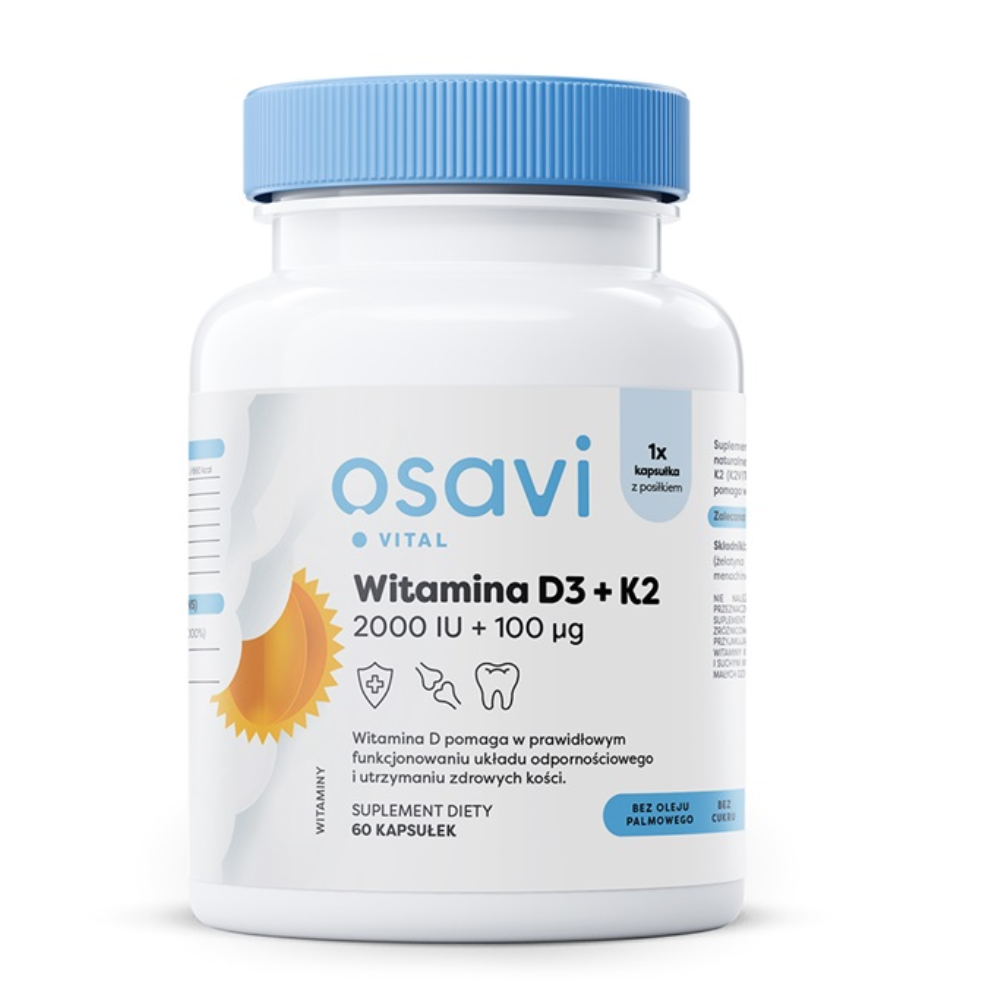 Osavi D3-vitamin + K2 2000NE + 100 μg
