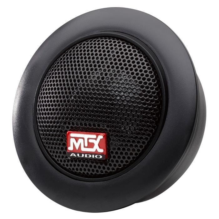 Kit de 2 vías - MTX AUDIO - 16,5 cm - 4 Ω - 90 Wrms - Chasis de aluminio - Bobina móvil TIL de 30 mm - Tweeter de neodimio de 28 mm