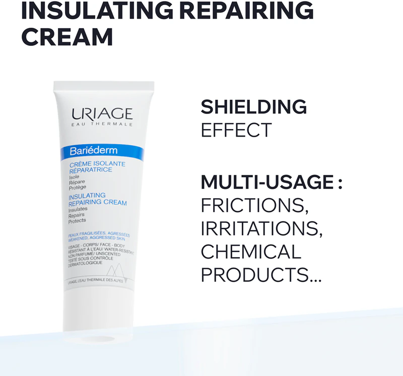 Uriage Bariéderm Creme Reparador Isolante creme regenerador e protetor