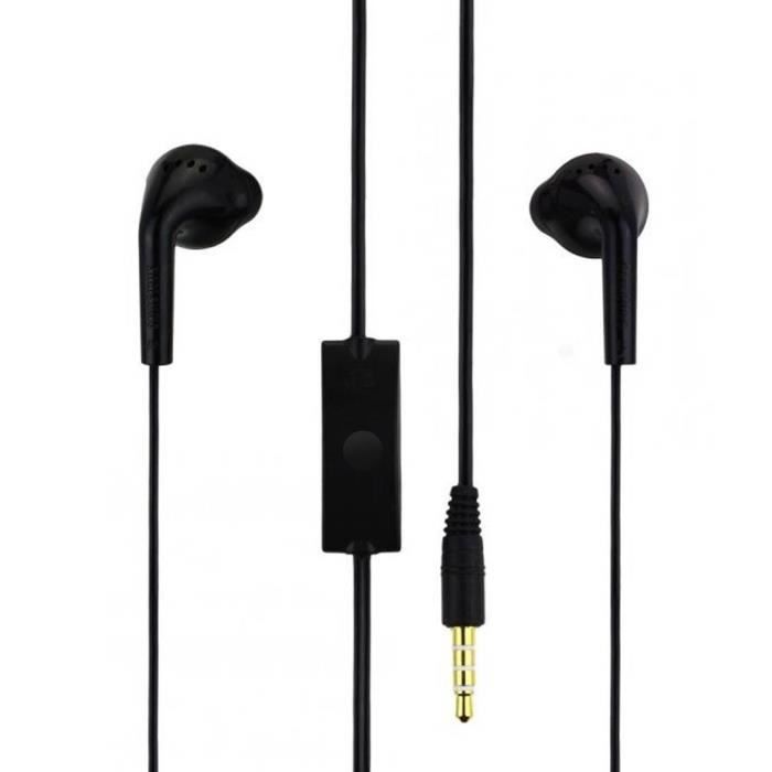 Auriculares con cable - Samsung - Kit manos libres - 3,5 mm - Intraurales - Negro