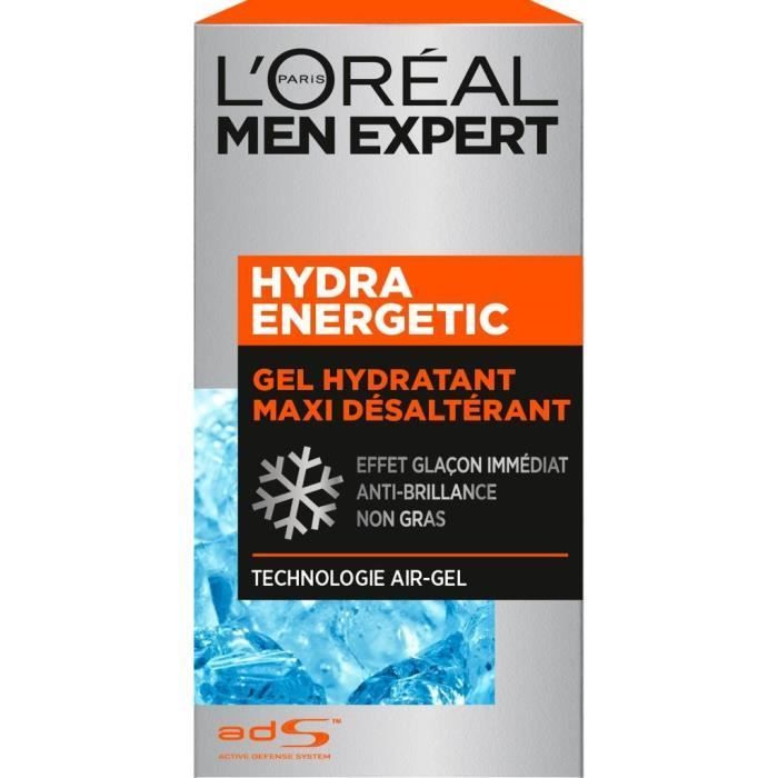 L'Oréal Men Expert Hydra Energetic Maxi Gel Hidratante Revigorante - Cuidados com a Pele - 50 ml