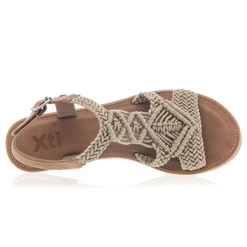 Bruine damessandalen / open teenschoenen