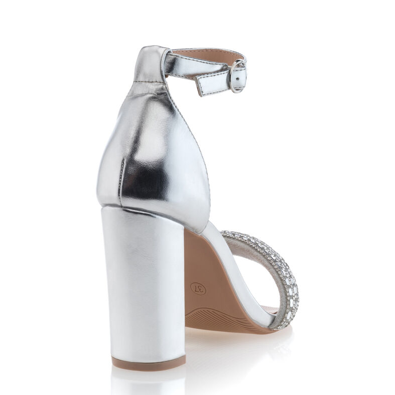 Grijze damessandalen / open teenschoenen