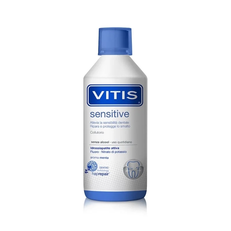DENTAID VITIS Bain de bouche Vitis Sensitive pour dents sensibles 500 ml