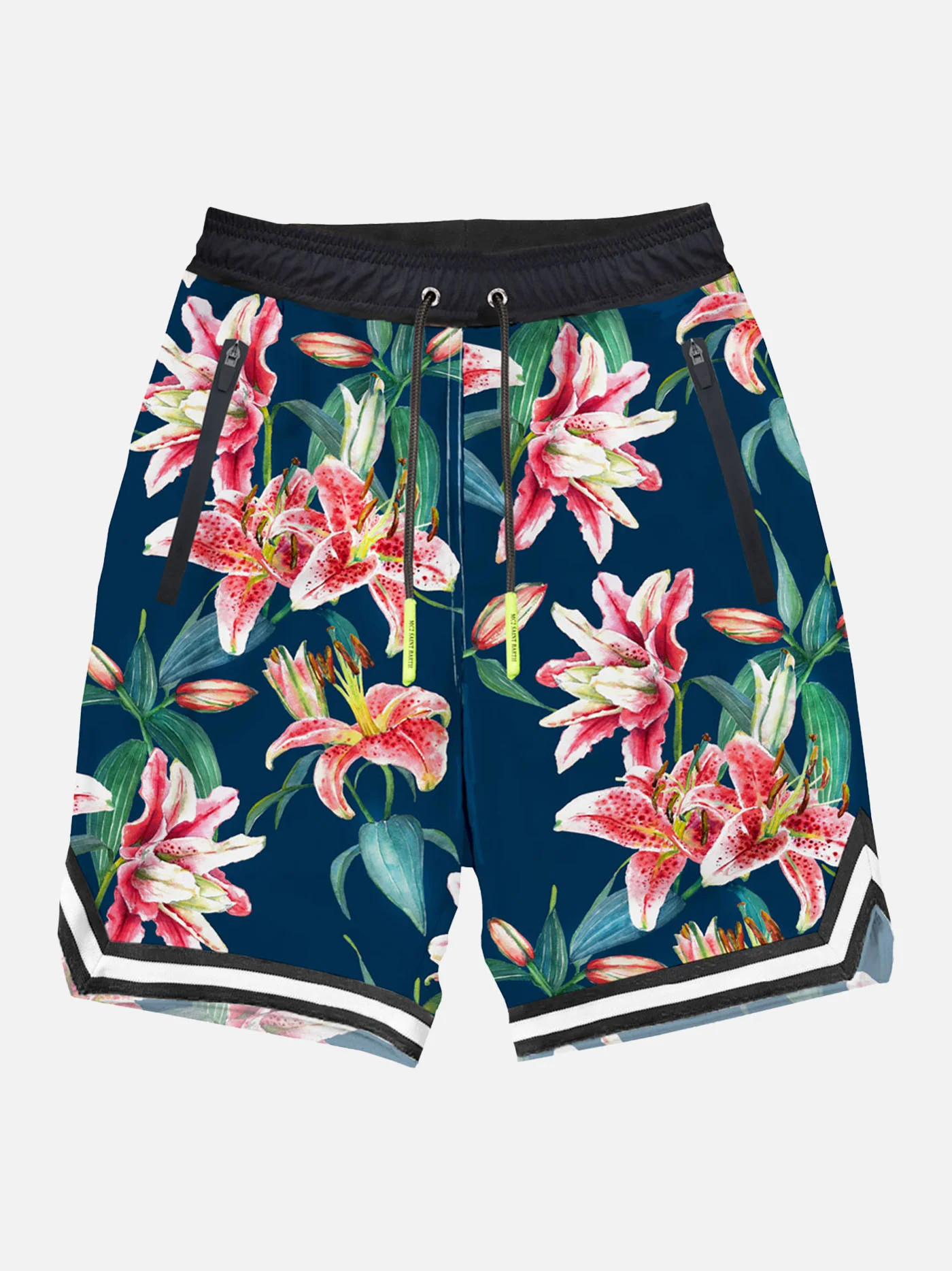 Costume da bagno con stampa tropicale stile surf