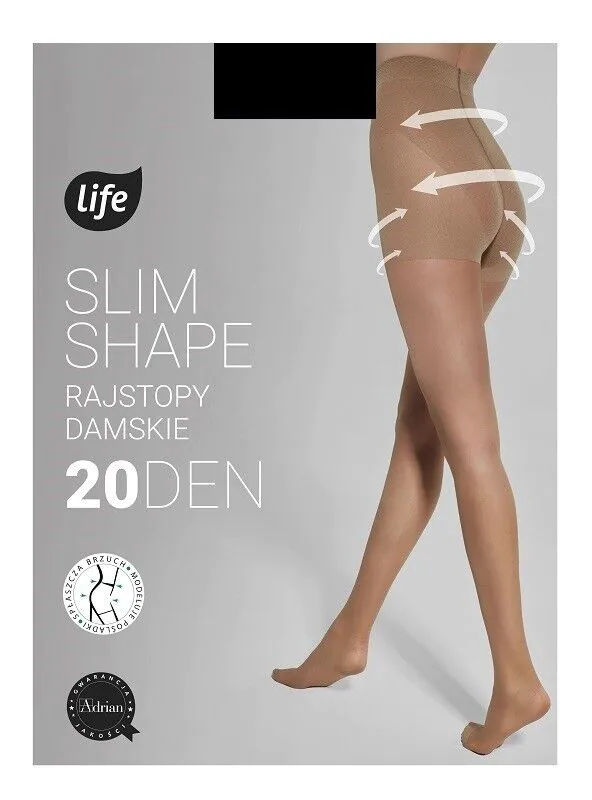 Life Rajstopy Slim Shape 20 Den Rozm.3 Nero