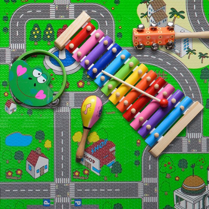 Tapis de puzzle - RELAXDAYS - Circuit - 18 pièces - Mousse EVA - Multicolore - 178,5 x 90 cm