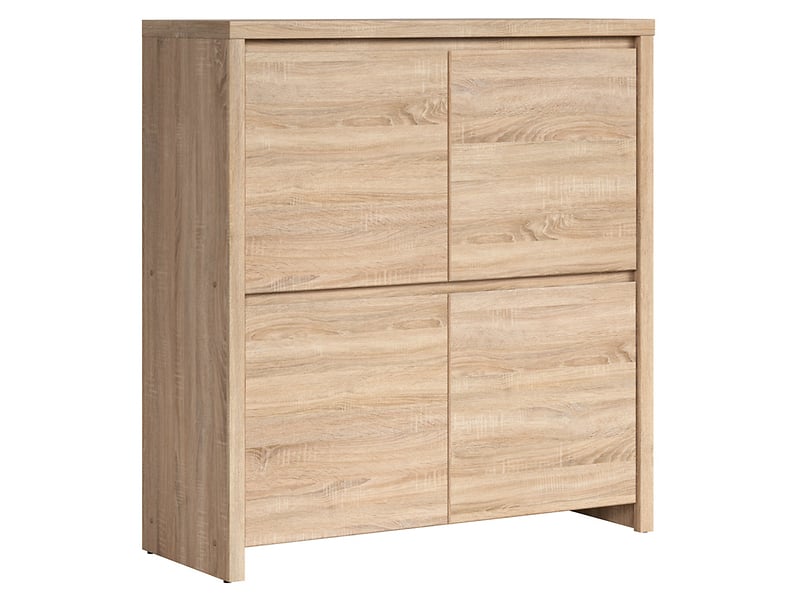 Szafka Kaspian 105 cm czterodrzwiowa dąb sonoma
