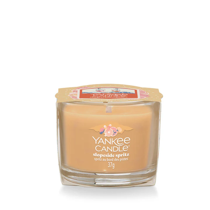 Filled Votive Candles Slopeside Spritz - Candela Profumata