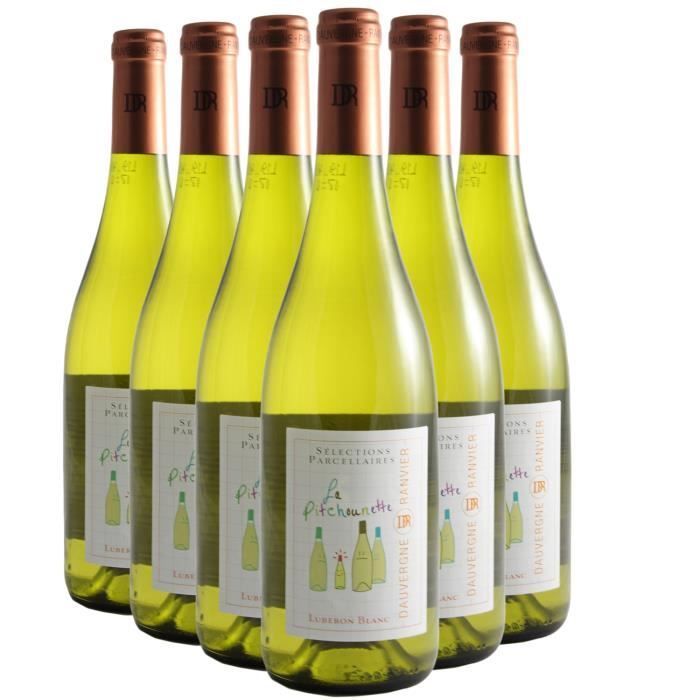 Luberon La Pitchounette White 2022 - Κιβώτιο 6 φιαλών x 75cl - Dauvergne - Ranvier - Λευκό κρασί AOC από την κοιλάδα του Ροδανού