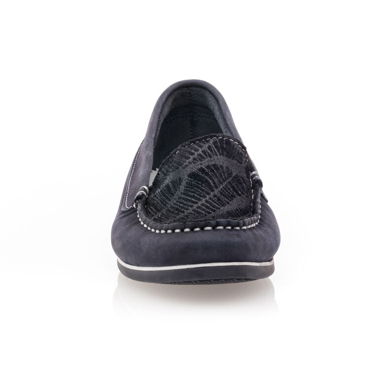 Blaue Damen-Loafer/Bootsschuhe