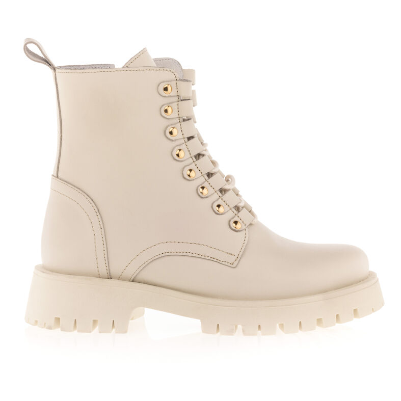 Beige dameslaarzen / enkellaarzen