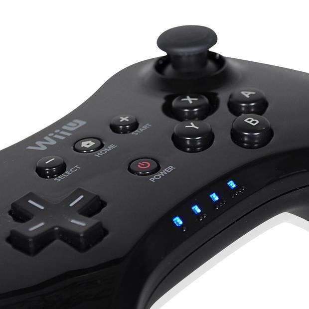 Wii Classic Controller, Wii U Pro Controller, Zwart