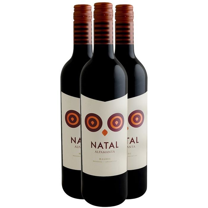 Alpamanta Mendoza Natal Malbec 2022 - Argentinskt rött vin (3x75cl) Biodynamiskt