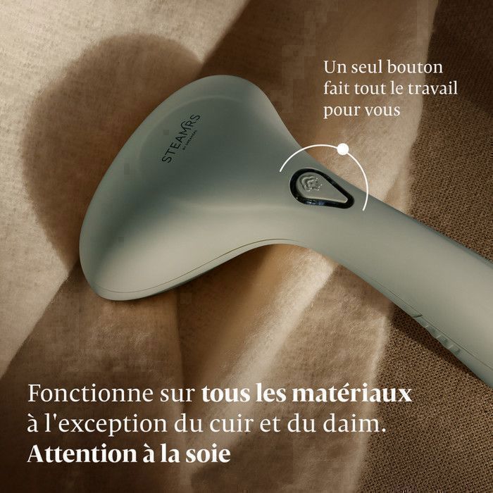 STEAMRS - Défroisseur vapeur de luxe puissant - Défroisseur à main - Vert