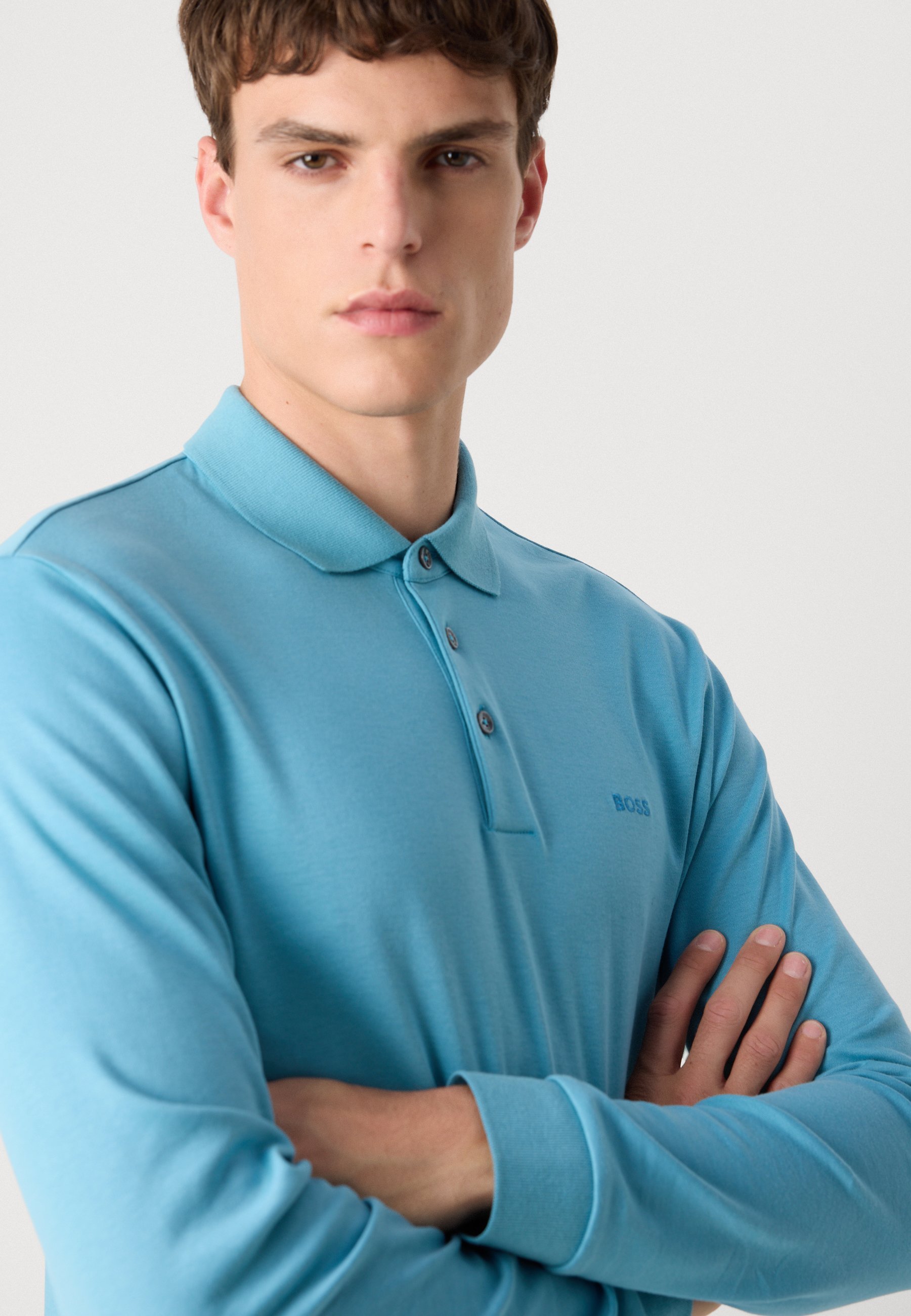 BOSS PADO 30 - Poloshirt - licht pastelblauw