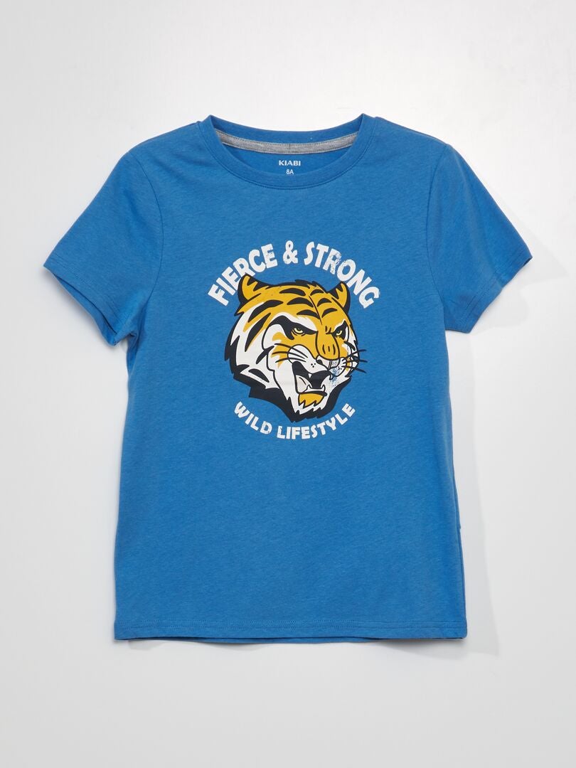 Camiseta estampada - AZUL