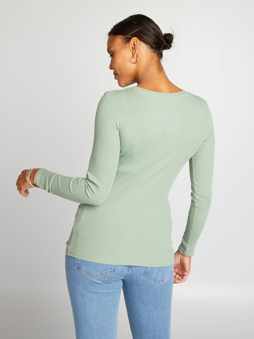 Camiseta de maternidade - VERDE