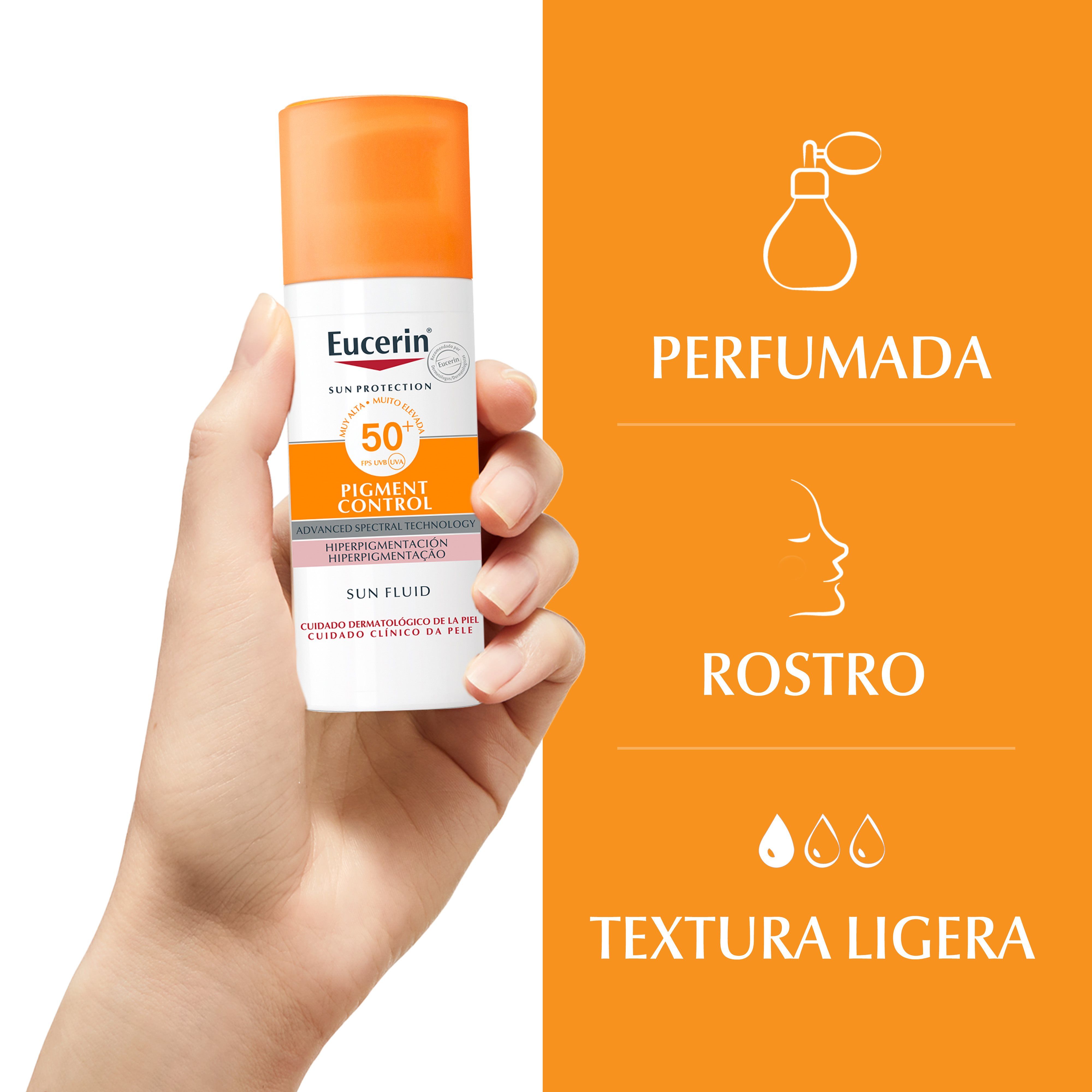 Veido pigmento kontrolės skystis nuo saulės SPF 50 Apsauga nuo saulės vaistinėje