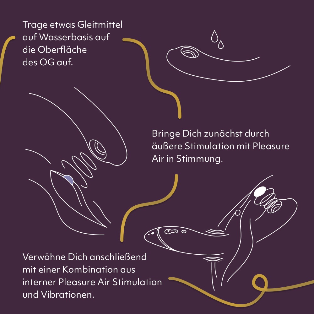 Womanizer Slate Luxe G-spot stimulator met Pleasure Air technologie – 1 stuk