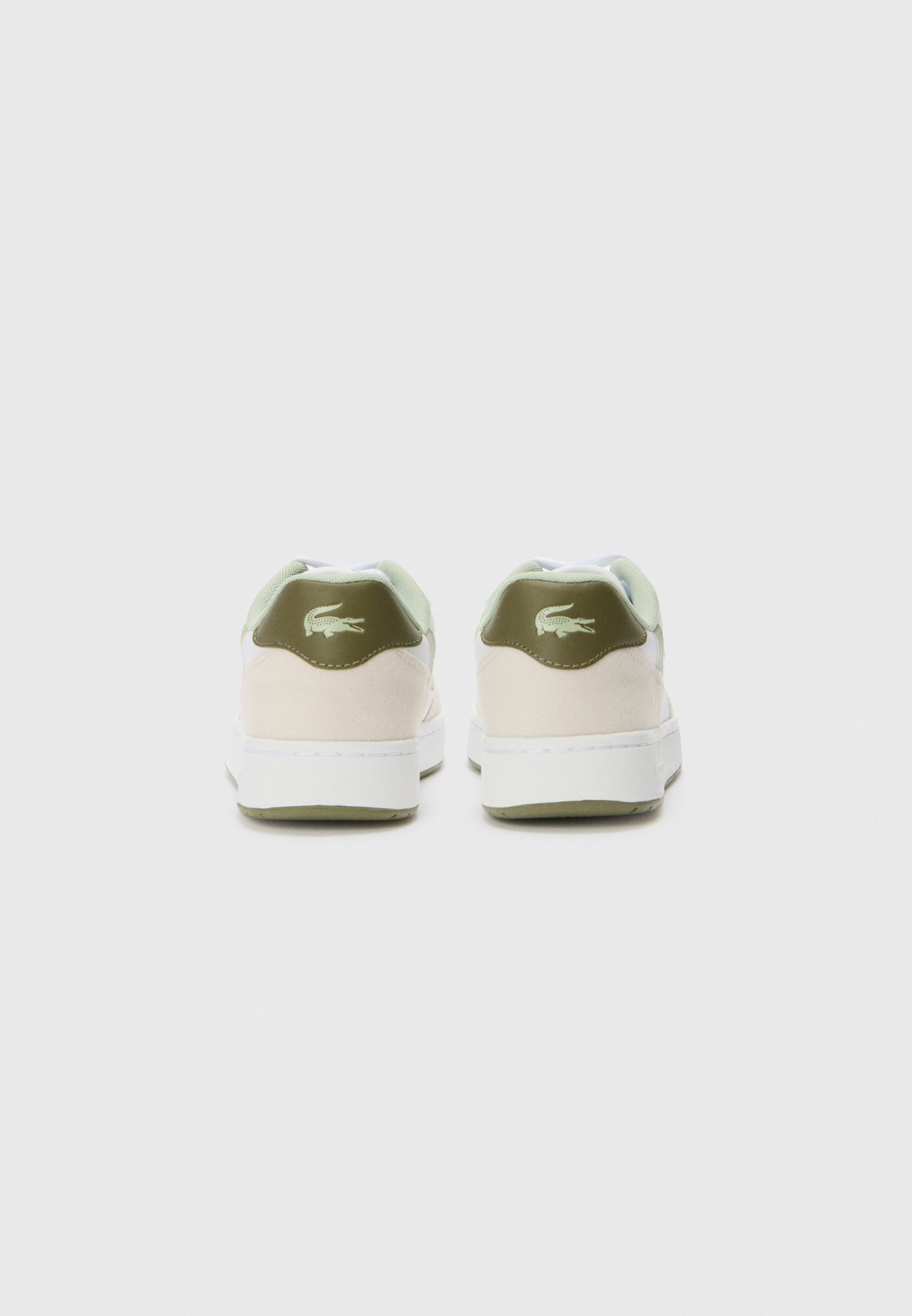 Lacoste JUNIOR T-CLIP SET UNISEX - Sneakers - wit/khaki