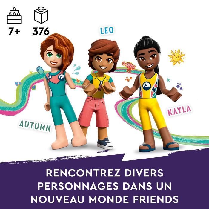 LEGO® Friends 41736 Centro de Resgate Marítimo, Brinquedo Veterinário para Animais, Crianças a partir de 7 anos