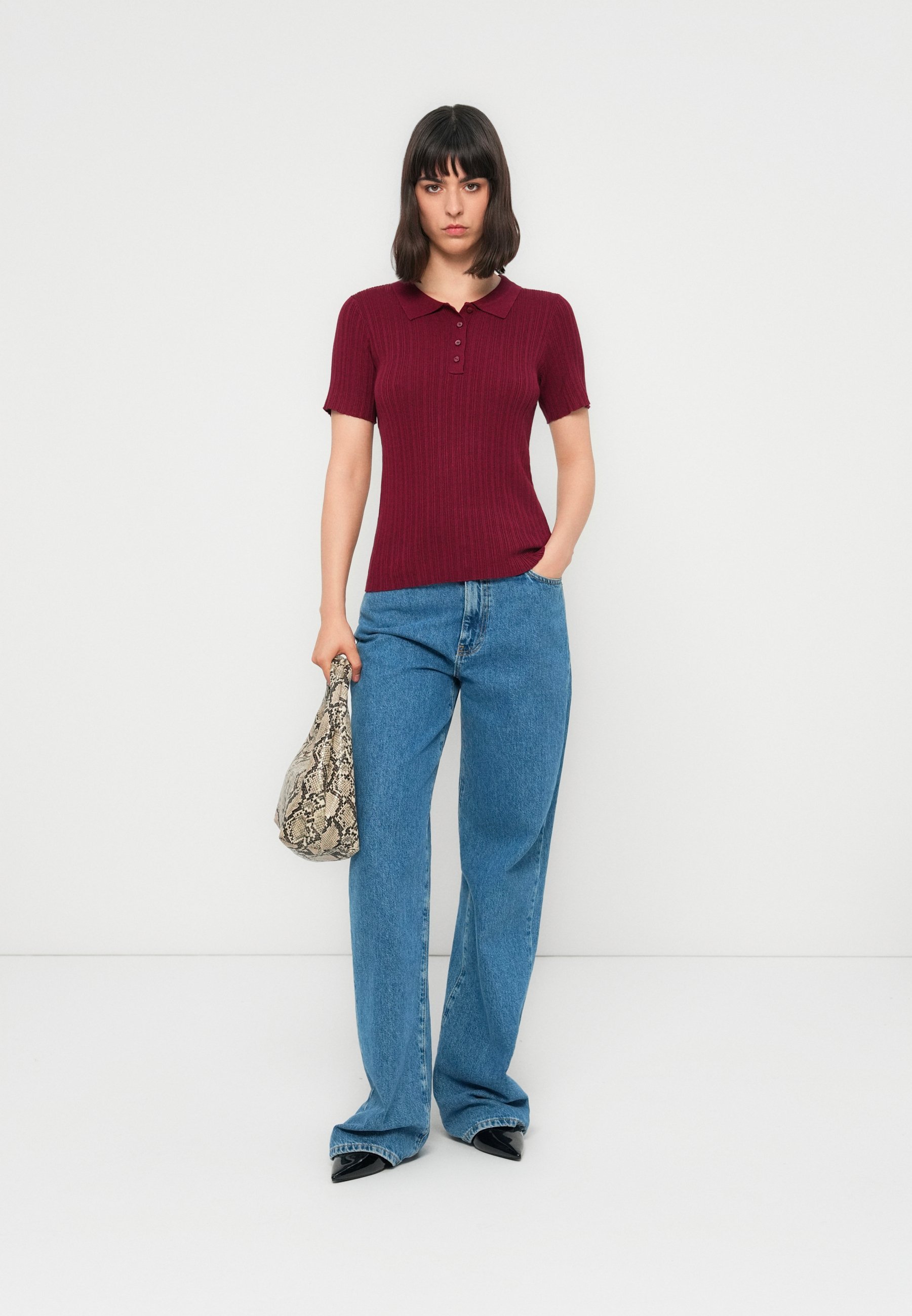 JJXX JXHADLEY TIGHT - Jumper - cabernet
