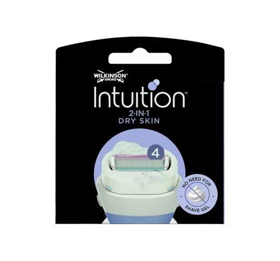 Wilkinson Sword Intuition Dry Skin wkłady do maszynki do golenia dla kobiet 3 sztuki