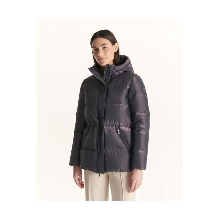 Jaqueta de plumas com capuz para clima frio da Lapônia - Tamanho ideal para o frio - Feminina