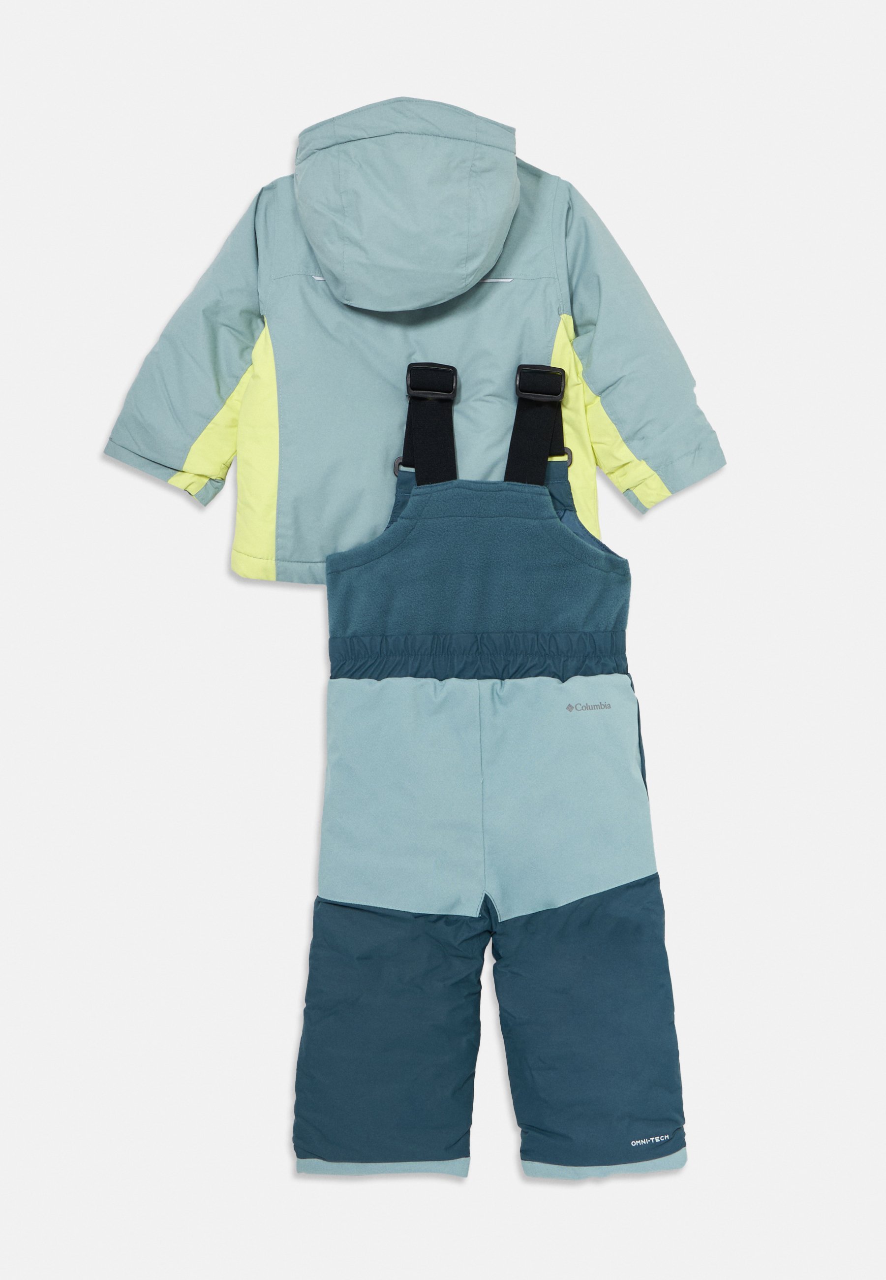 Columbia BUGA SET - Skipak - crushed blue/neon light/everblue
