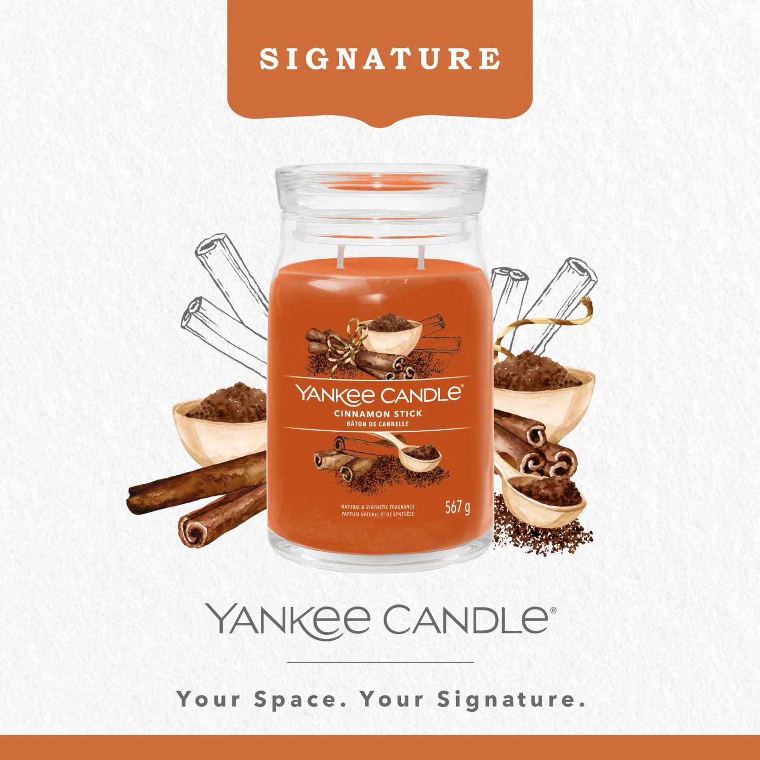 YANKEE CANDLE CINNAMON STICK