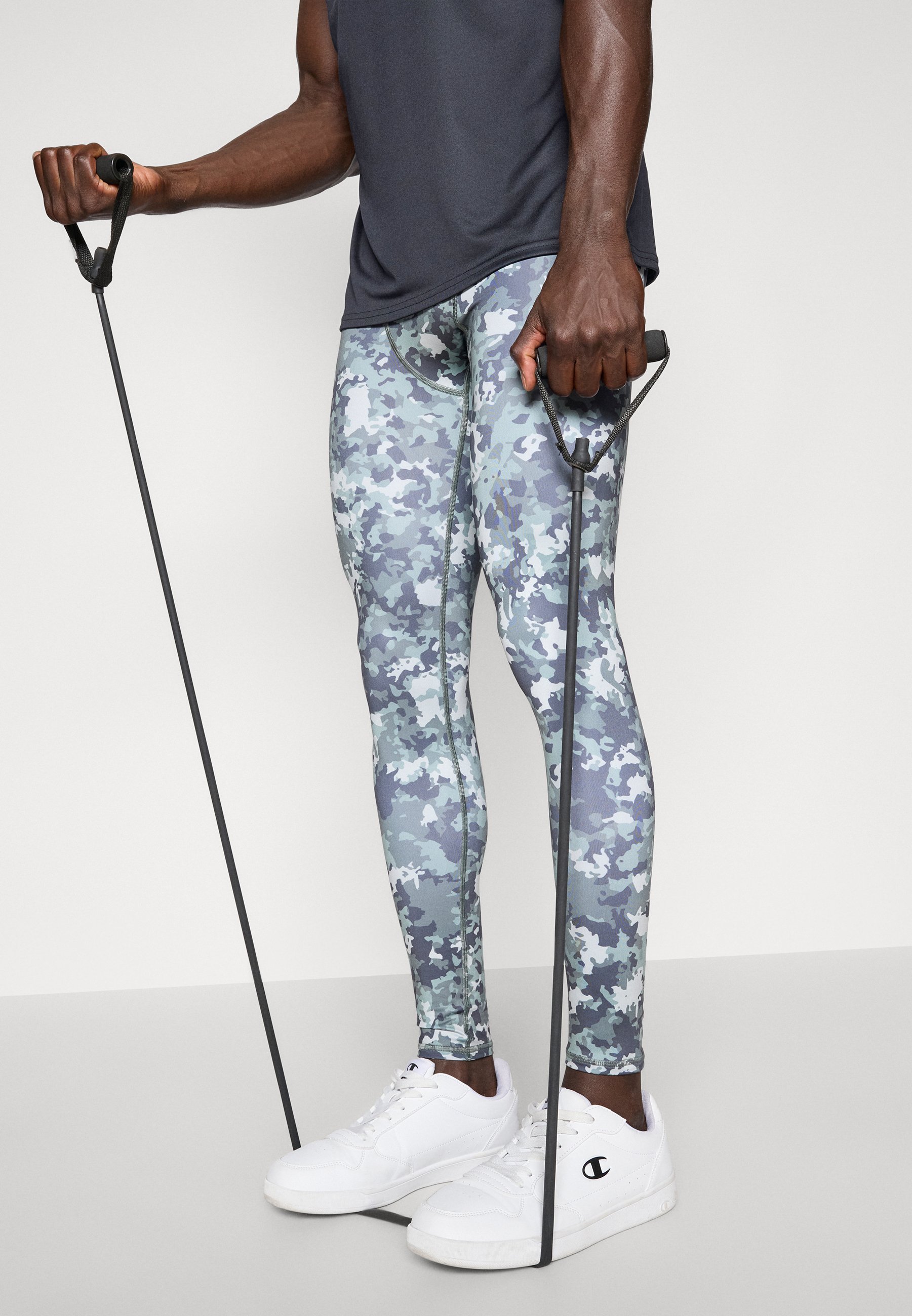 Leggings a compressione Champion Combat - Leggings - verde/nero