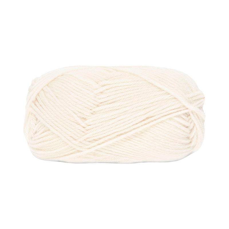 Filato Trysil Sports in lana 100% pura lana vergine, bianco