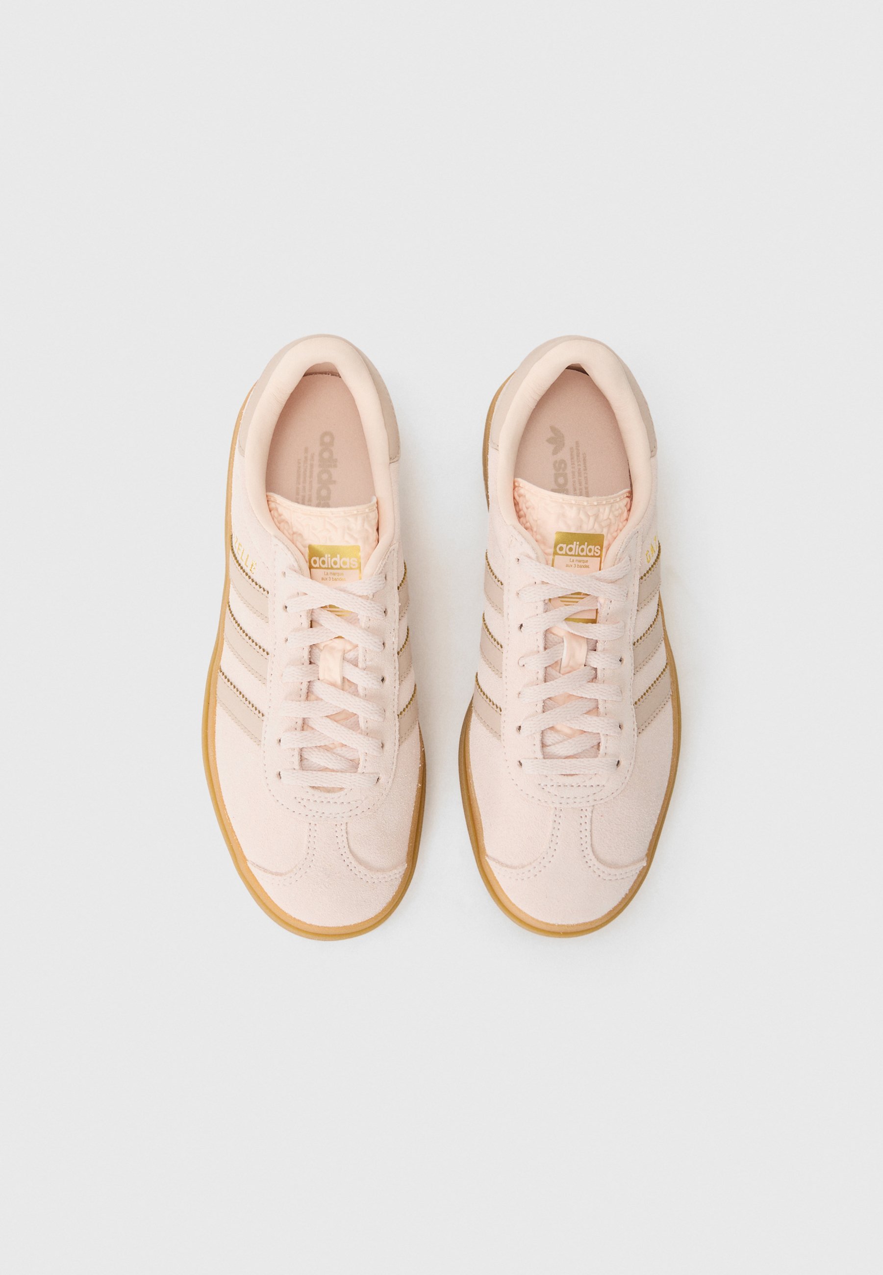 adidas Originals GAZELLE BOLD UNISEX - Sneakers - quartz/wonder taupe/gum