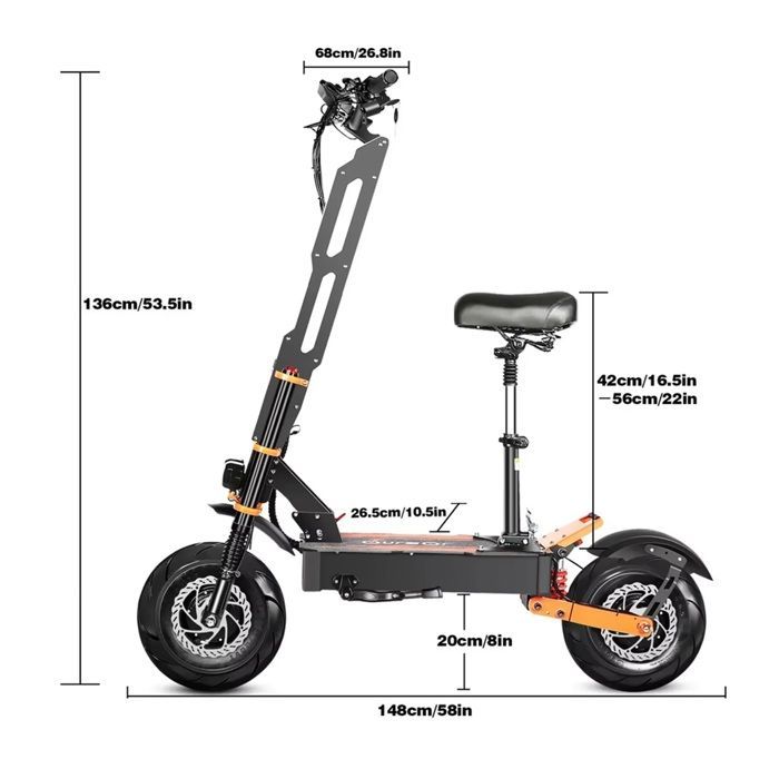 X8 PRO8000W double moteur 60v Scooter électrique14 pouces gros pneus tout-terrain vitesse maximale 95 km/h écran Lcd scooter