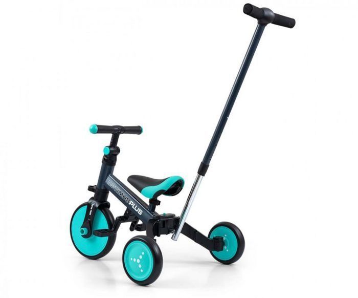 Bicicleta urbana - MILLY MALLY - Milly Mally 5306 - Bicicleta de praia - 4 em 1 - Turquesa
