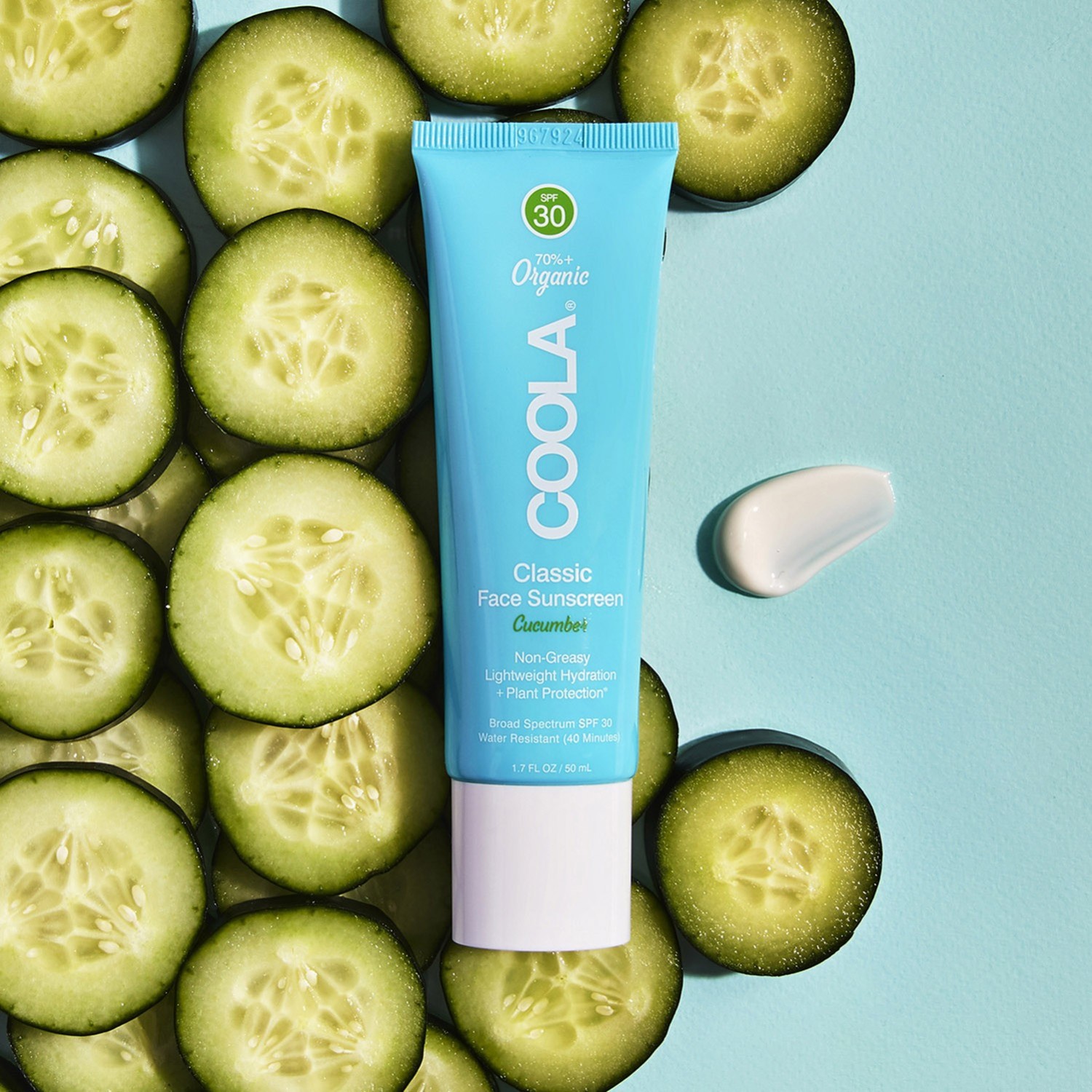 Coola Lotion Solaire Visage SPF30 au Concombre