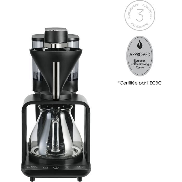 Cafetière filtre - MELITTA - Epour 1024-11 - 1515 W - 2/8 tasses - Noir/Chrome