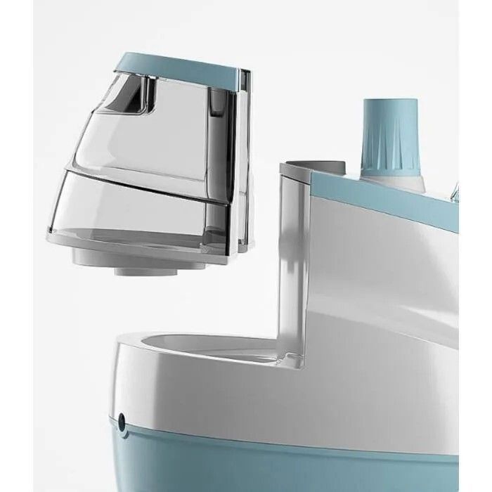 Professionele verticale kledingstomer van 1800 W - Draagbare 2-in-1 stomer met waterreservoir van 1,6 liter - 2 stoomstanden - Stoomafgifte van 40 g/min - Wit