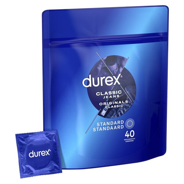 Kondómy Durex Original Classic Natural<br>Zdravotnícka pomôcka - 40 kusov