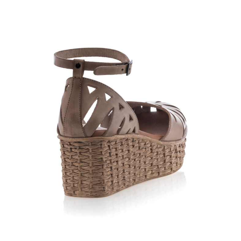 Brune sandaler / sko med åpen tå til dame