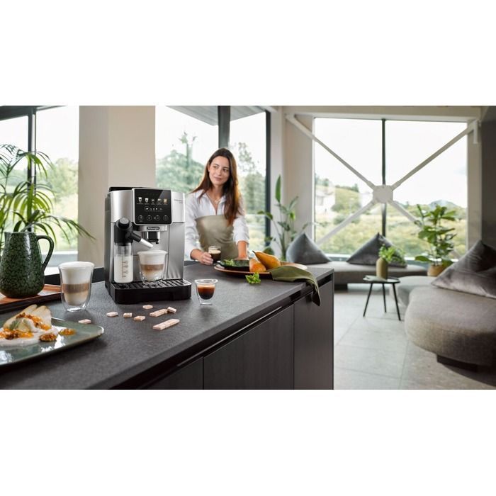 Delonghi Magnifica Start Grey Espressomaschine mit Mahlwerk FEB2291.SB Grau