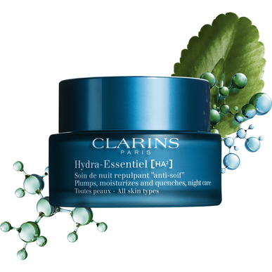 Clarins Hydra Essentiel Soin de Nuit Repulpant hidratantna i obnavljajuća noćna krema 50 ml 50 ml