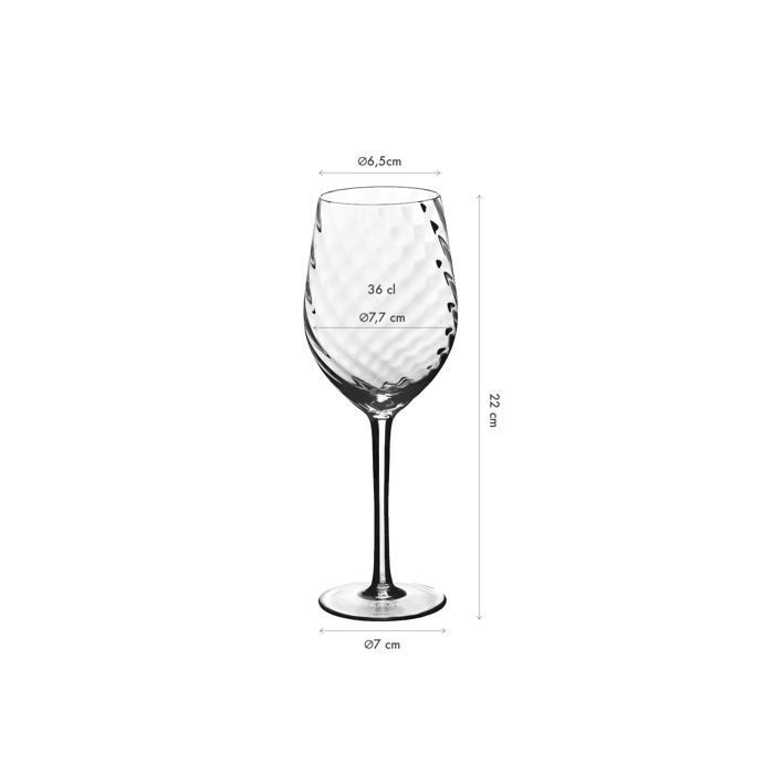 Verre à pied 36cl STEN - 6 pièces