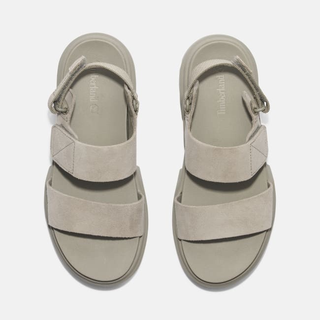 Sandalo a Doppia Fascia Greyfield da Donna in                beige
