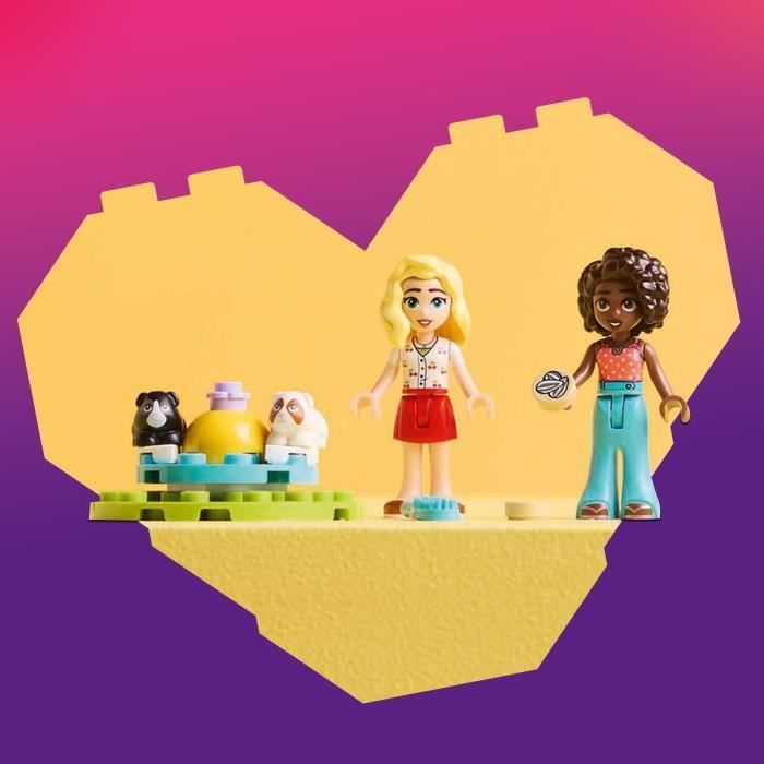 LEGO Friends 42640 Parco giochi per porcellini d'India - Giocattolo e gioco di ruolo per bambini dai 5 anni in su