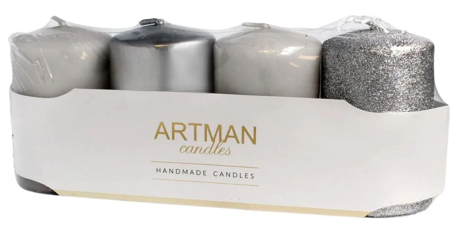Artman Candles Świece zapachowe Kolor srebrny